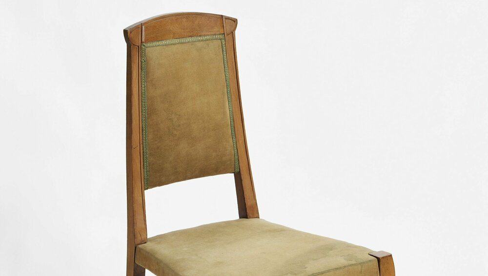 Henry van de Velde: Stuhl aus dem Nietzsche-Archiv, 1903. Foto: Foto Esther Hoyer