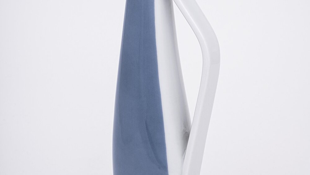 Vase 2663, Porzellan, gegossen, glasiert Porzellanfabrik Philip Rosenthal & Co. (Ausführung) Hanns Hoffmann-Lederer (Entwurf Form) Selb (Ausführungsort)  1953