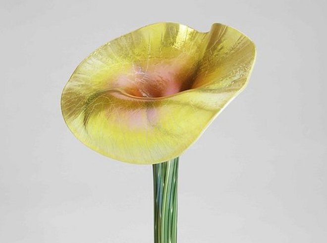 Louis Comfort Tiffany: Vase „Jack-in-the-Pulpit“, Foto: Christoph Sandig