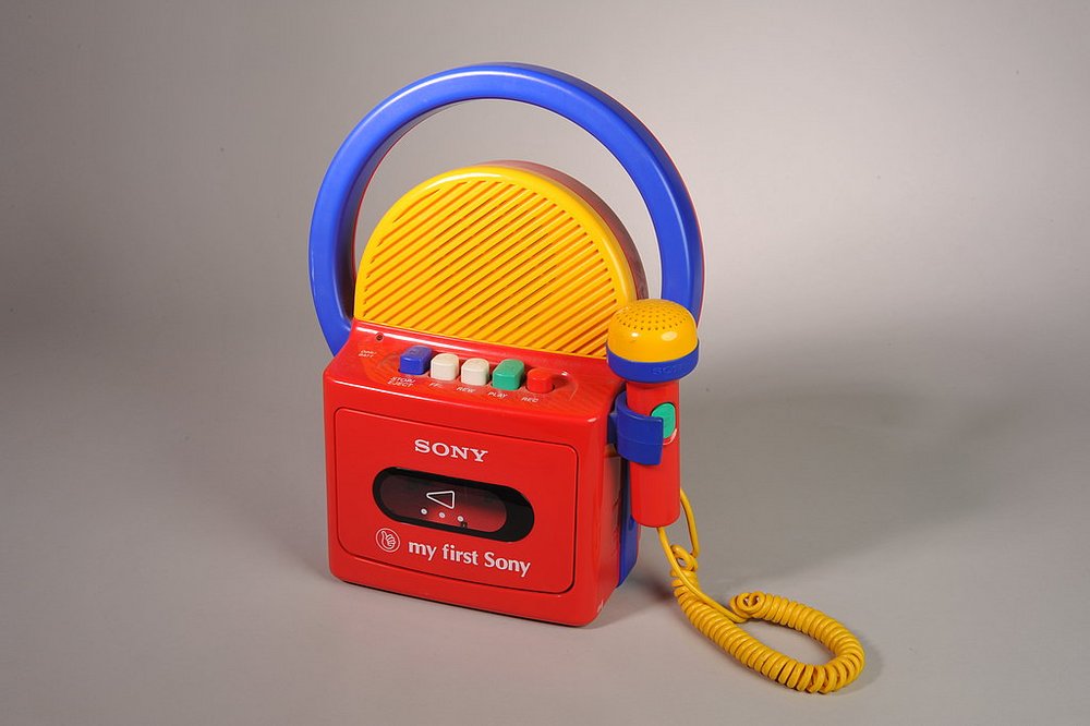 Kassettenrekorder "My first Sony" (TCM-4300), 1987. Foto: Matthias Hildebrand