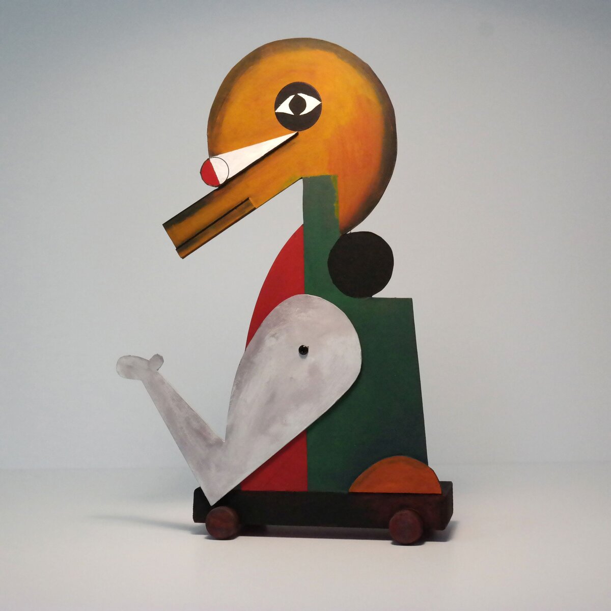 Erich Mende: Bühnenbildfigur für eine Leipziger Theateraufführung, Foto: Thomas Moecker