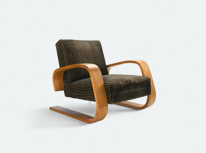 Sessel, Tank-Chair, Modell 400, Entwurf: Alvar Aalto, 1936, Artek, Helsinki, Löffler-Collection, Reichenschwand © Löffler-Collection, Reichenschwand