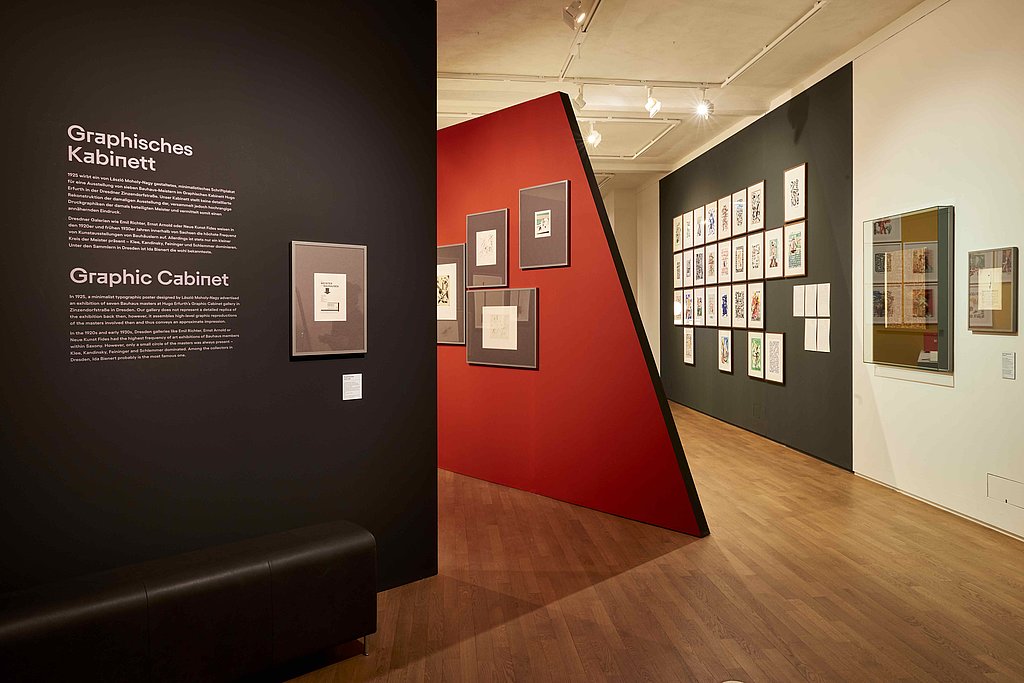 Blick in die Ausstellung BAUHAUS_SACHSEN, Foto: Esther Hoyer