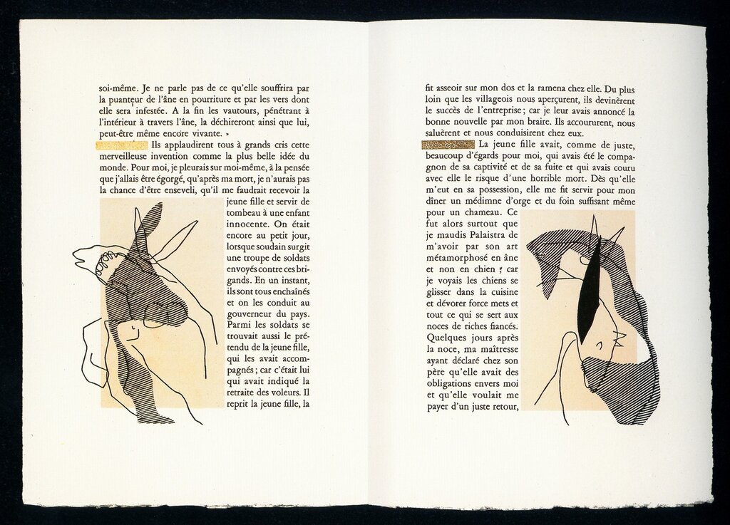 Henri Laurens, Farbholzstich aus: Lucien de Samosate, Dialogues, Paris: Tériade, 1951