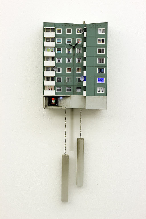 Guido Zimmermann: Kuckuksuhr „Hamburg-Kirchdorf Süd“, Foto: Guido Zimmermann © VG Bild-Kunst, Bonn 2019